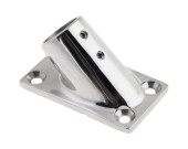 Основание стойки леера (22,2 мм), 45 град, прямоугольное, Marine Rocket Основание стойки леера (22,2 мм), 45 град, прямоугольное, Marine Rocket