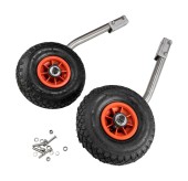 Колеса транцевые для надувной лодки, модульные, удлиненные, D260 мм, нержавеющая сталь (комплект) Колеса транцевые для надувной лодки, модульные, удлиненные, D260 мм, нержавеющая сталь (комплект)