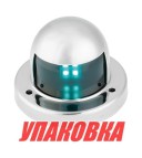 Огонь ходовой светодиодный, нержавеющий корпус, зеленый 12 В, SeaFlo (упаковка из 20 шт.)