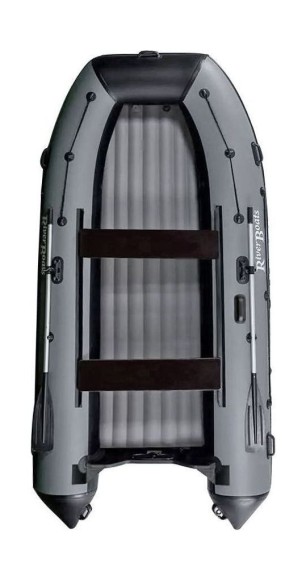 Надувная лодка ПВХ, RiverBoats RB 370 НДНД, черно-серый Надувная лодка ПВХ, RiverBoats RB 370 НДНД, черно-серый