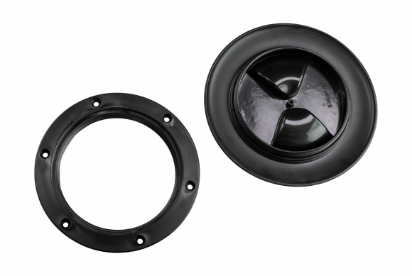 Лючок палубный 125 мм, черный