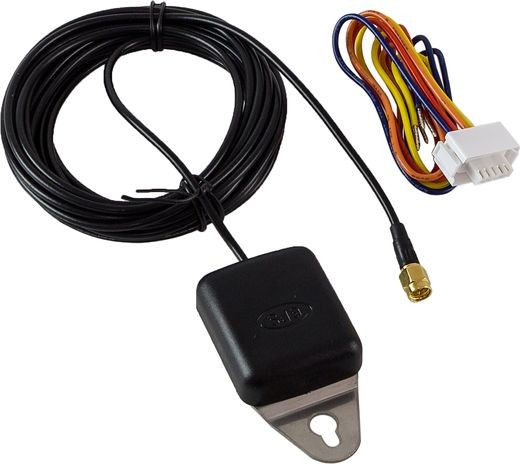 GPS-спидометр аналоговый 0-45 узлов, черный циферблат, нержавеющий ободок, выносная антенна, д. 85 мм, Marine Rocket