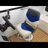 Кресло мягкое складное Premium, обивка винил, цвет белый/серый/угольный, Marine Rocket