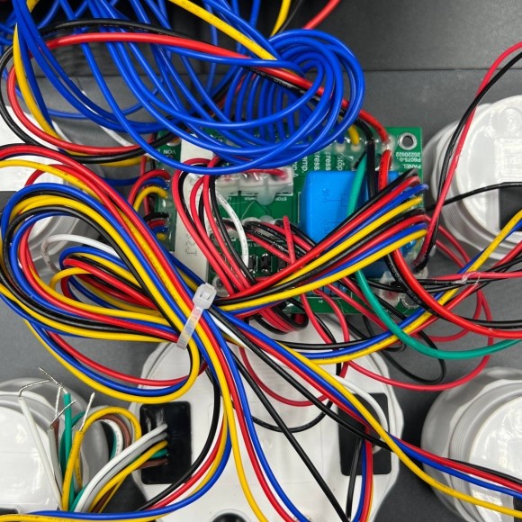 Прибор многофункциональный электронный 6в1 (д.85мм; черный, хромированный ободок) (DEPO)