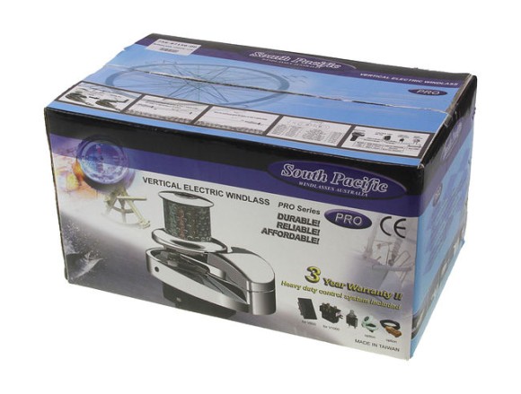 Лебедка якорная South Pacific EC1000J горизонтальная силовая, 1100 Вт, 12 В Лебедка якорная South Pacific EC1000J горизонтальная силовая, 1100 Вт, 12 В