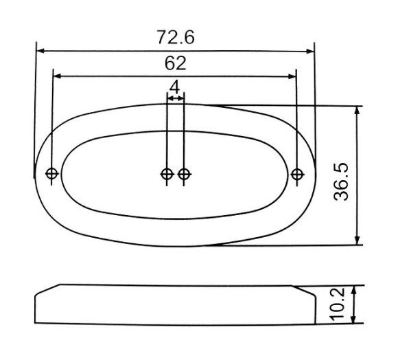 Светильник каютный светодиодный белый, белое свечение