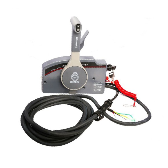 Пульт ДУ Skipper для Yamaha 703, с кнопкой гидроподъема, фишка на 10 пинов, тянет газ