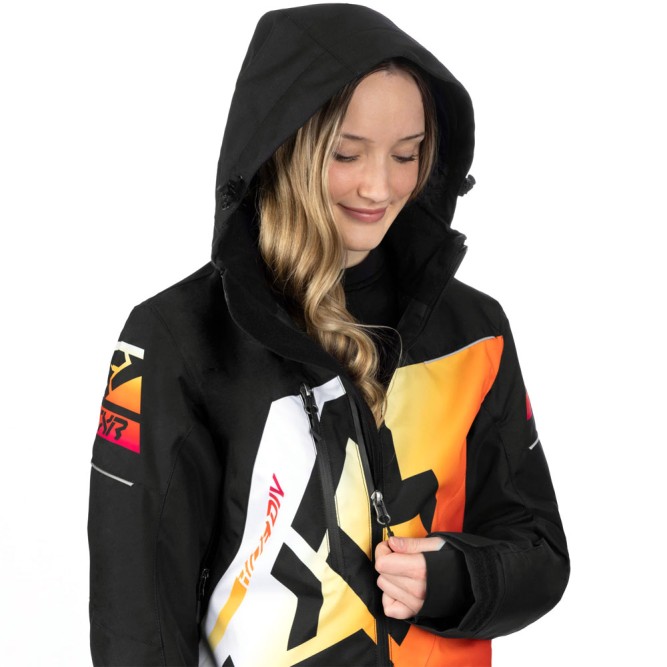 Комбинезон FXR CX F.A.S.T. с утеплителем Black/Sunrise, 4