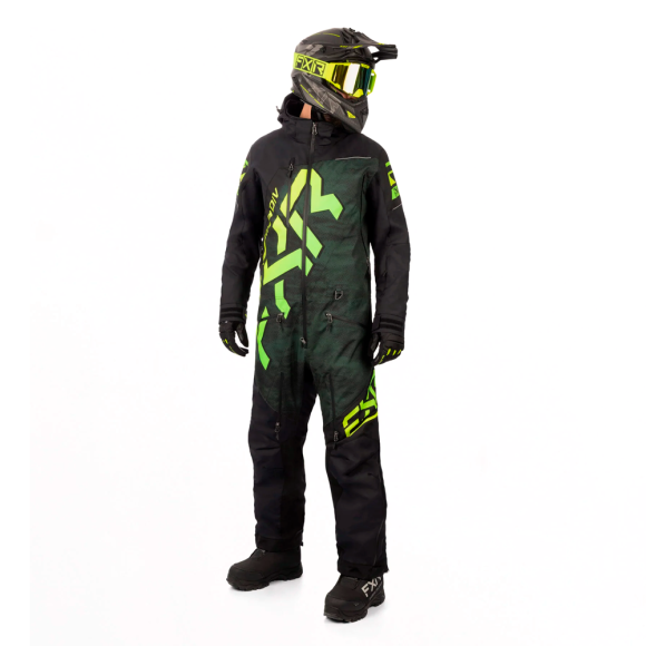 Комбинезон FXR CX F.A.S.T. с утеплителем Army Haze/Glowstick, S