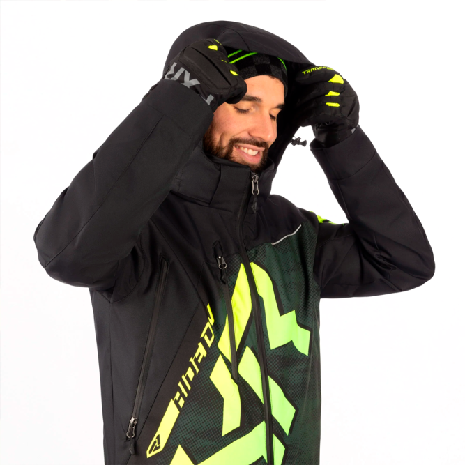 Комбинезон FXR CX F.A.S.T. с утеплителем Army Haze/Glowstick, S