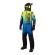 Комбинезон FXR Helium без утеплителя Blue-Hi Vis Fade/Inferno, S