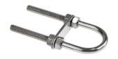 Рым-болт U-образный D6.3 мм, Lрез. 48 мм Рым-болт U-образный D6.3 мм, Lрез. 48 мм