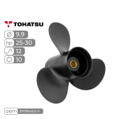 Винт гребной  Skipper для Tohatsu 25-30HP алюминиевый, диаметр - 9.9", шаг 12"