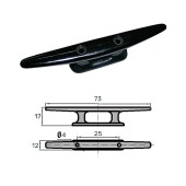 Утка швартовая нейлон  73мм