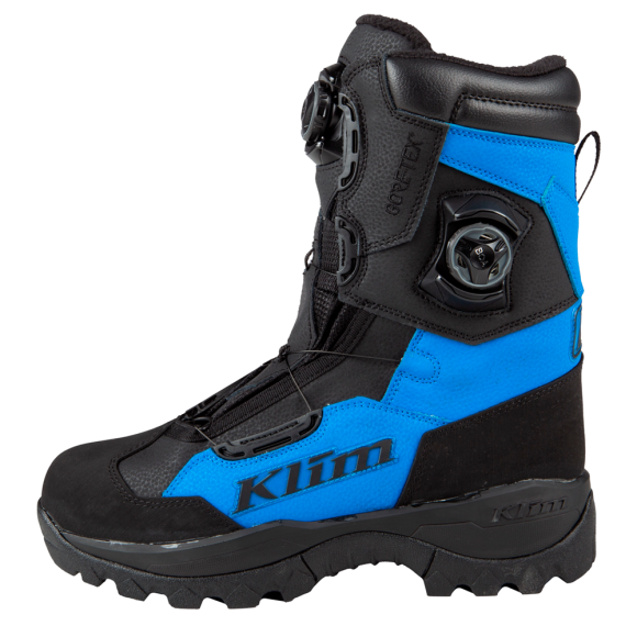 Ботинки Klim Adrenaline Pro GTX с утеплителем Black/Electric Blue Lemonade, 9 Ботинки Klim Adrenaline Pro GTX с утеплителем Black/Electric Blue Lemonade, 9
