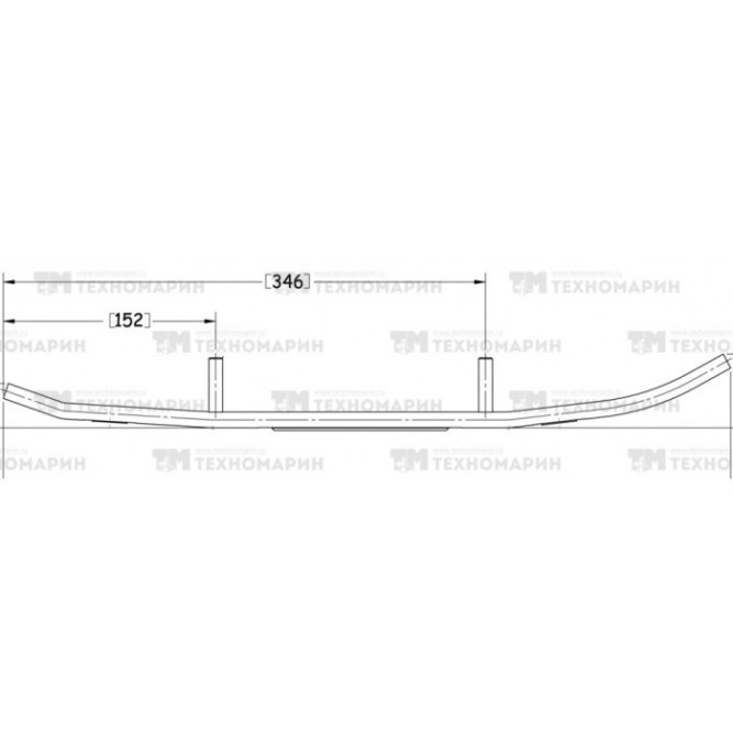 Конек лыжи BRP (комплект 2шт) A-04-0-4-455
