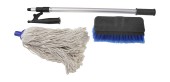Комплект разборный багор, щетка, швабра с ручкой 90-180 см Комплект разборный багор, щетка, швабра с ручкой 90-180 см