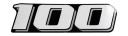 Наклейка капота Suzuki DF100A (100), задняя