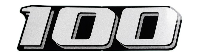 Наклейка капота Suzuki DF100A (100), задняя