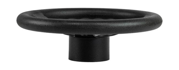 Рулевое колесо DELFINO обод и спицы черные д. 310 мм