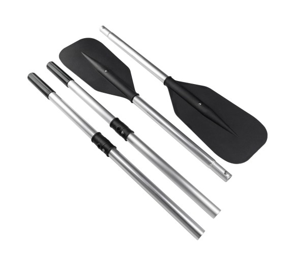 Весло 152 см черное (комплект из двух весел)