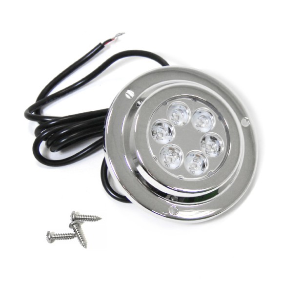 Светильник светодиодный подводный, нержавеющая сталь, синий свет Светильник светодиодный подводный, нержавеющая сталь, синий свет