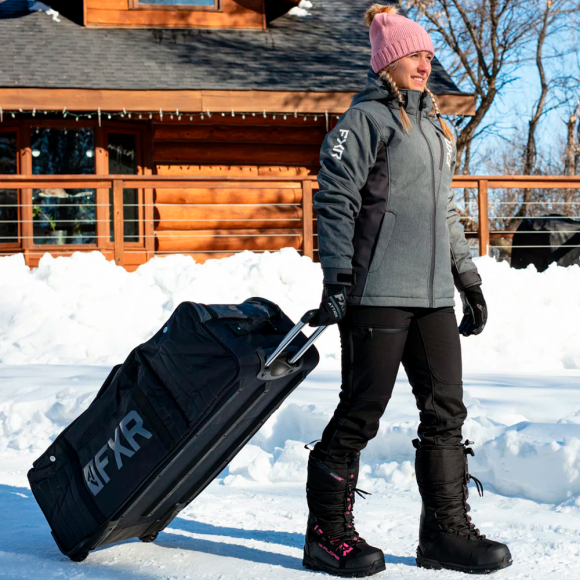 Ботинки FXR X-Plore с утеплителем Black/Fuchsia, 5/7/37