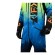 Комбинезон FXR Helium без утеплителя Blue-Hi Vis Fade/Inferno, 2XL