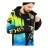 Комбинезон FXR Helium без утеплителя Blue-Hi Vis Fade/Inferno, 2XL