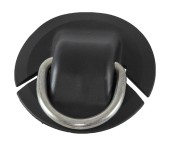 Рым буксировочный, круглое основание, D77 мм, металлическое кольцо Рым буксировочный, круглое основание, D77 мм, металлическое кольцо