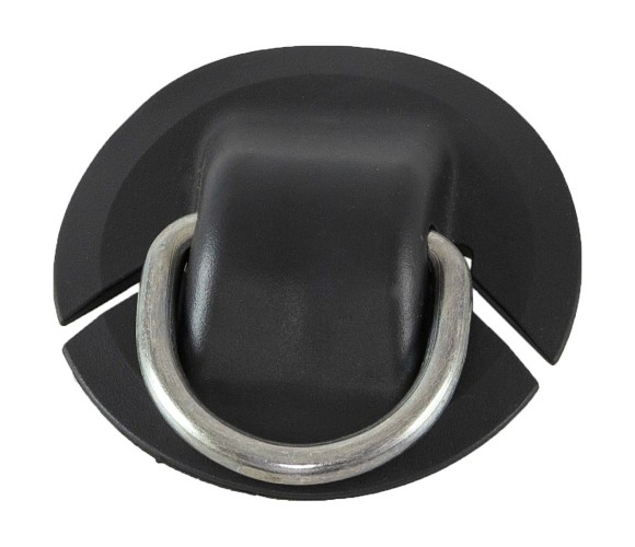 Рым буксировочный, круглое основание, D77 мм, металлическое кольцо Рым буксировочный, круглое основание, D77 мм, металлическое кольцо