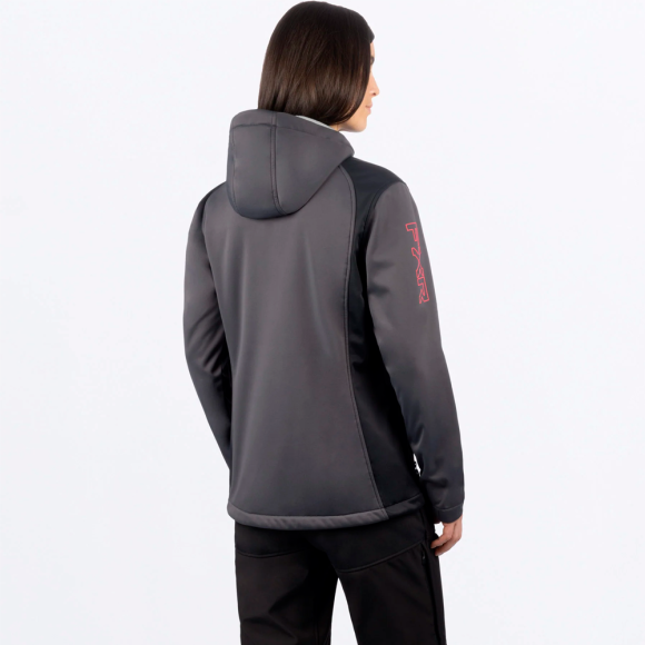 Куртка FXR Pulse Softshell без утеплителя Asphalt/Razz, S