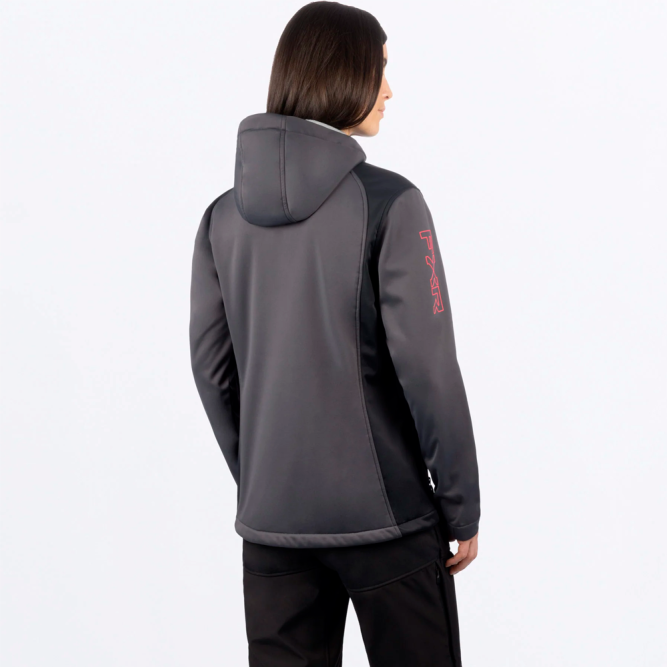 Куртка FXR Pulse Softshell без утеплителя Asphalt/Razz, S