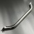 Поручень овальный усиленный, нерж. сталь, L-400 мм, d- 25 мм (Sunfine)