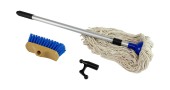 Комплект разборный багор, щетка, швабра Комплект разборный багор, щетка, швабра