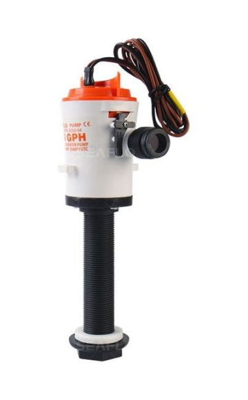 Аэратор вертикальный 12 В, 350 GPH (1324,8 л/час), SeaFlo