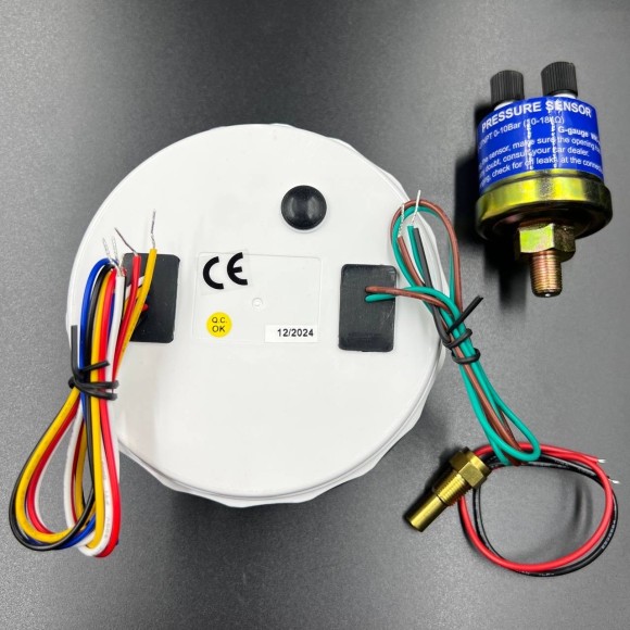 Прибор многофункциональный аналоговый 4в1 (д.110мм; черный, хромированный ободок) (DEPO) Прибор многофункциональный аналоговый 4в1 (д.110мм; черный, хромированный ободок) (DEPO)