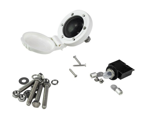 Лебедка якорная South Pacific EC600J горизонтальная силовая, 800Вт, 12 В,