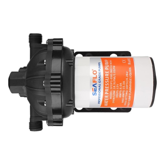 Помпа водоподающая SeaFlo мембранная, 12V 18.9 л/мин, 4.2 BAR
