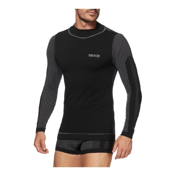 Лонгслив SIXS TS4 Black Carbon, XS