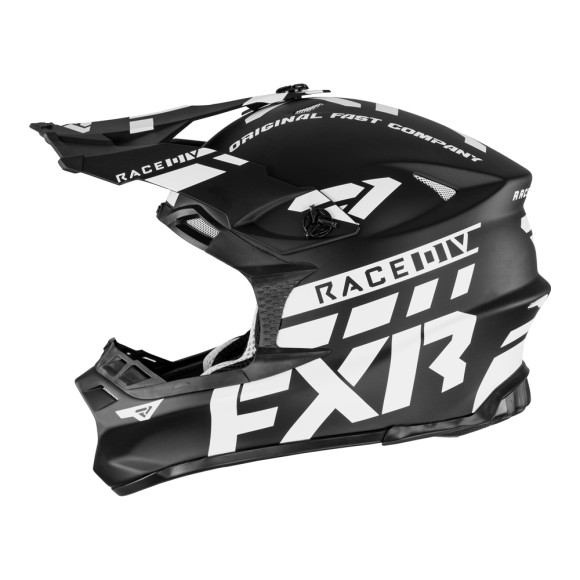 Шлем FXR Blade Race Div Black/White, M Шлем FXR Blade Race Div Black/White, M