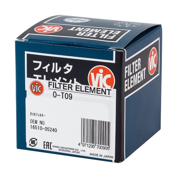 Фильтр масляный O-T09 (вставка сменная), VIC