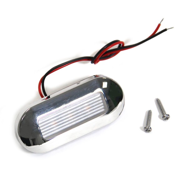 Светильник для подсветки палуб и трапов светодиодный 75х32 мм, белый теплый свет SS Светильник для подсветки палуб и трапов светодиодный 75х32 мм, белый теплый свет SS