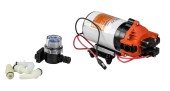 Помпа водоподающая мембранная SeaFlo, 12 В, 5.5 л/мин, 5.5 бар, 7 А Помпа водоподающая мембранная SeaFlo, 12 В, 5.5 л/мин, 5.5 бар, 7 А