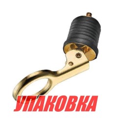 Пробка сливная 22-25 мм (защелка), латунь (упаковка из 10 шт.)