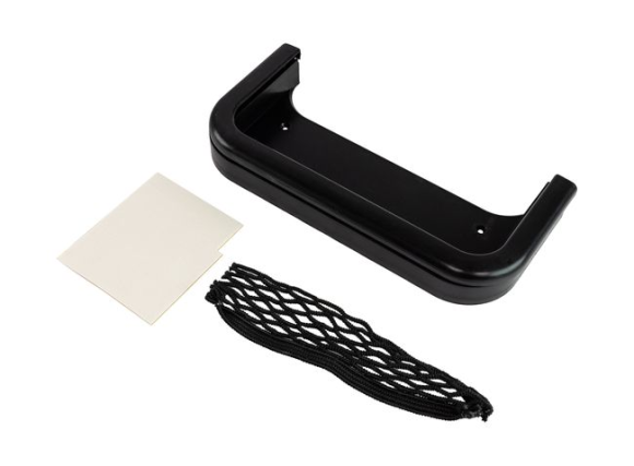 Накладной карман с сеткой 250x115x30 мм, черный Накладной карман с сеткой 250x115x30 мм, черный