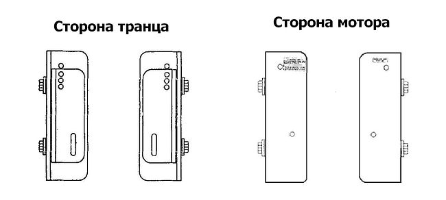 Подъёмник мотора ручной вертикальный, состоящий из двух частей 50-300 л.с. вынос 100 мм (Manual-Lift), CMC