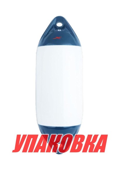 Кранец Marine Rocket надувной, размер 760x260 мм, цвет синий/белый (упаковка из 2 шт.)
