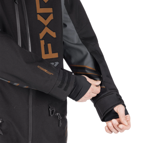 Комбинезон FXR Helium без утеплителя Black/Asphalt/Copper, L Комбинезон FXR Helium без утеплителя Black/Asphalt/Copper, L