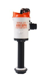 Аэратор вертикальный 12 В, 600 GPH ( 2271, 2 л/час), SeaFlo